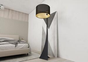 Lampa stojąca podłogowa Emibig 1xE27 60W ESTRELLA LP1 BLACK/GOLD 1156/LP1