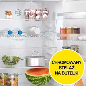 Lodówka BOSCH KGN392WDF No frost 203cm Biała