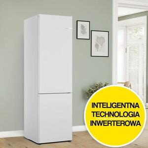 Lodówka BOSCH KGN392WDF No frost 203cm Biała