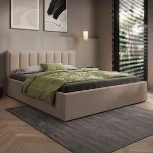 MebleMWM Łóżko tapicerowane z pojemnikiem SFG0143 | 180x200 | Boucle | Ciemny Beż #4