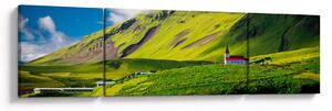 Obraz górskiego krajobrazu (170x50 cm)