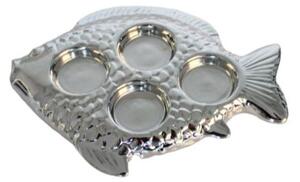 Ceramiczny świecznik ze świątecznym motywem – Dakls