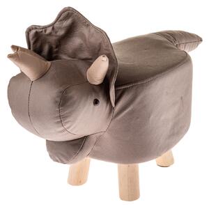 Zmywalny stołek/taboret Nosorożec, 50 x 28 x 24 cm