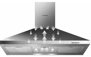 Okap CONCEPT OPK3590ss Stal nierdzewna 393.3m3/h 61dB klasa C
