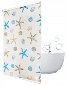 Roleta wannowo-prysznicowa z kasetą Estiva 140x240 cm wzór muszle 1 szt