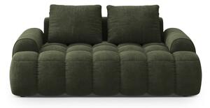 Zielona aksamitna sofa 175 cm Linz – Cosmopolitan Design