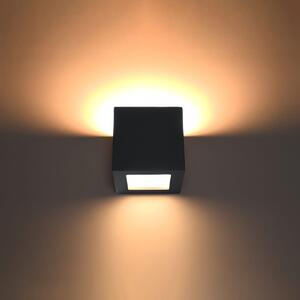 Kinkiet ceramiczny LEO czarny Sollux Lighting