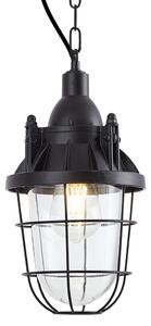 Industrialna lampa wisząca czarna - Cabin