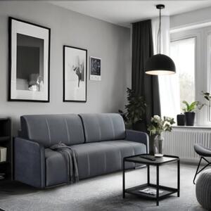Wersalka Sofa Kanapa RozkÅadana Z FunkcjÄ Spania Dwuosobowa Szara IBIZA