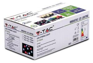 Girlanda Ogrodowa V-TAC (sznur) LED 5 metrów 10 żarówek 0,5W VT-70510 3000K 300lm