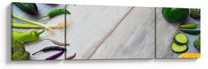 Obraz warzyw (170x50 cm)