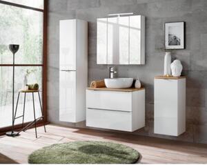 Szafka łazienkowa MILANO / CAPRI 800 35 cm biała