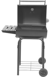 Grill ogrodowy węglowy LUND 99902 Zamykany, na kółkach, półka boczna, termometr, komin