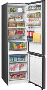 Lodówka MIDEA MDRB600MIC45P No Frost 201cm Ciemny inox