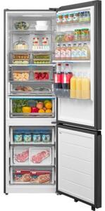 Lodówka MIDEA MDRB600MIC45P No Frost 201cm Ciemny inox