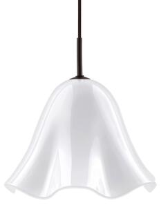 Lampa Wisząca Globen Lighting, Bello, ściemnialny, biały, salon, szkło, skandynawski