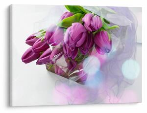 Obraz - bukiet tulipanów (70x50 cm)
