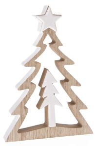 Bożonarodzeniowa dekoracja Wooden Tree, 12,2 x 17,5 x 2,4 cm