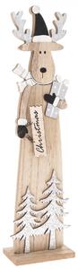 Dekoracja Bożonarodzeniowa Renifer Cupid, 12,5 x 38,7 x 5,8 cm