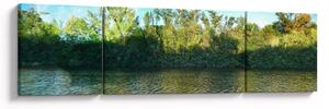 Obraz - jezioro (170x50 cm)