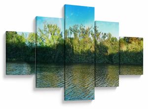 Obraz - jezioro (125x70 cm)