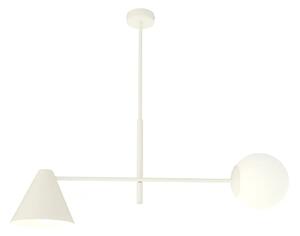Biała nowoczesna lampa sufitowa - D139-Vilox