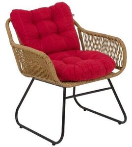 Poduszki na fotel PATIO Marocco D007-03BB 97 x 55 x 12 cm Czerwony