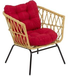 Poduszki na fotel PATIO Marocco D007-03BB 97 x 55 x 12 cm Czerwony