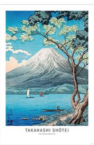 Plakat, Obraz Takahashi Shotei - Lake Yamanaka and Mount Fuji, (61 x 91.5 cm)