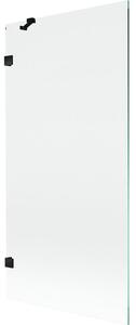 Mexen Lunar parawan nawannowy 1-skrzydłowy 90 x 150 cm, transparent, czarny - 897-090-000-70-00