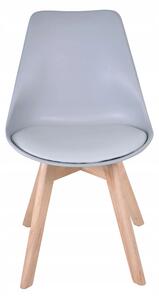 Krzesło nowoczesne Nantes DSW szare