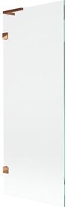Mexen Lunar L parawan nawannowy 1-skrzydłowy 70 x 150 cm, transparent, różowe złoto - 897L-070-000-60-00