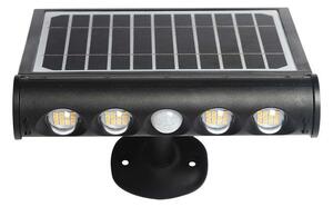 Projektor Solarny 8W LED Czarny 8w1 Czujnik Ruchu IP65 V-TAC VT-11108 3000K 950lm