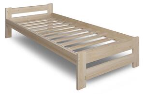 Pojedyncze drewniane łóżko 90x200 - Difo
