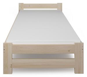 Pojedyncze drewniane łóżko 90x200 - Difo
