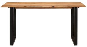 Stół jadalniany, 154x80x76 cm, lite drewno akacjowe