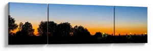 Obraz zachodu słońca (170x50 cm)