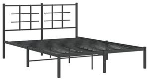 Czarne metalowe łóżko 160x200 cm - Sevelzo