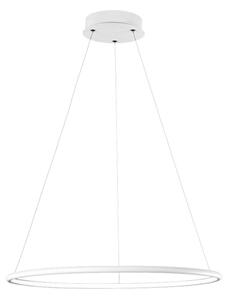 Biała lampa wisząca led - K432-Ring