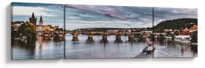 Obraz rzeki Wełtawy (170x50 cm)