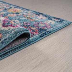 Luksusowy dywan, 200 x 290 cm, mix niebieski