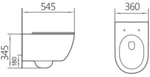 Mexen Carmen miska wc Rimless z deską wolnoopadającą slim, duroplast, biała połysk - 3088L4000
