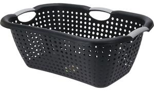 Kosz na pranie z recyklingu 26 l, 60 x 40 x 22 cm,26 l , antracytowy