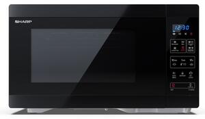Kuchenka mikrofalowa z Airfry SHARP YCMA262AEB 900W średnica 31.5 cm pojemność 26L Konwekcja Grill Czarny