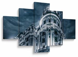 Obraz architektury w ciemności (125x70 cm)