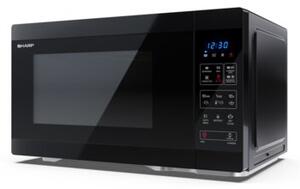 Kuchenka mikrofalowa z Airfry SHARP YCMA262AEB 900W średnica 31.5 cm pojemność 26L Konwekcja Grill Czarny