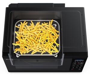 Kuchenka mikrofalowa z Airfry SHARP YCMA262AEB 900W średnica 31.5 cm pojemność 26L Konwekcja Grill Czarny