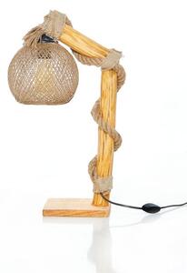 Naturalna drewniana lampa CANATA, 50 x 24 cm