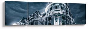 Obraz architektury w ciemności (170x50 cm)