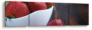 Obraz truskawek (170x50 cm)